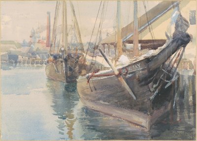 Hajók a kikötőben alkotó: Dora Louise Murdoch