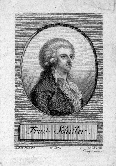 Friedrich von Schiller portréja 1759-1805 alkotó: Dora Stock