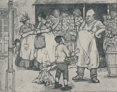 Marketing a külvárosban, 1920 alkotó: Doris Davis