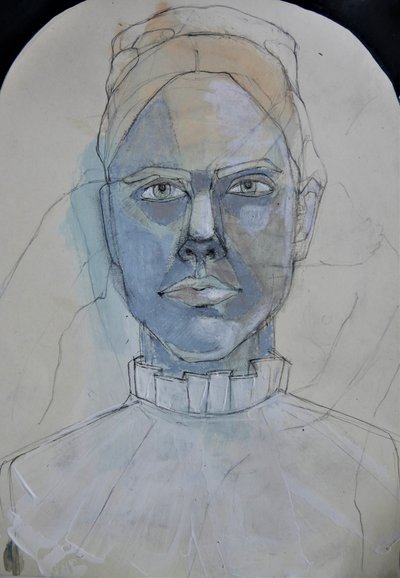 Kék árnyalatok – Portré alkotó: Doris Schmitz