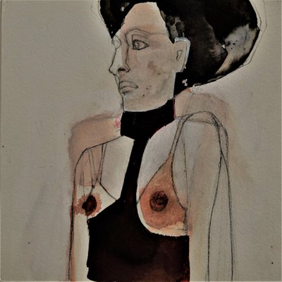 Elmélkedő női alak alkotó: Doris Schmitz