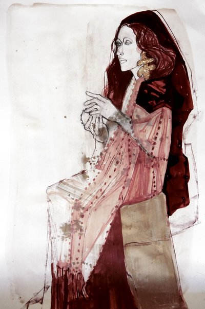 Elmélkedő, elegáns nő alkotó: Doris Schmitz