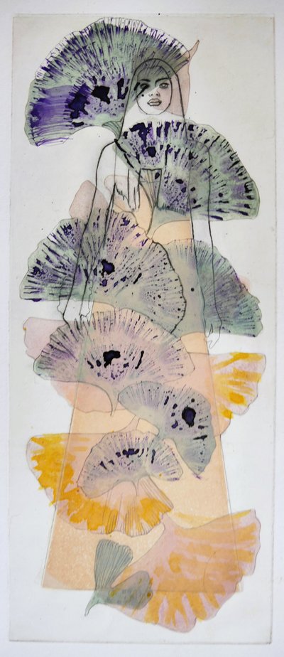 Ginkgo-levél alakzat alkotó: Doris Schmitz