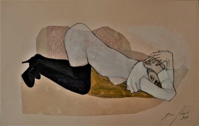 Fekvő nő alkotó: Doris Schmitz