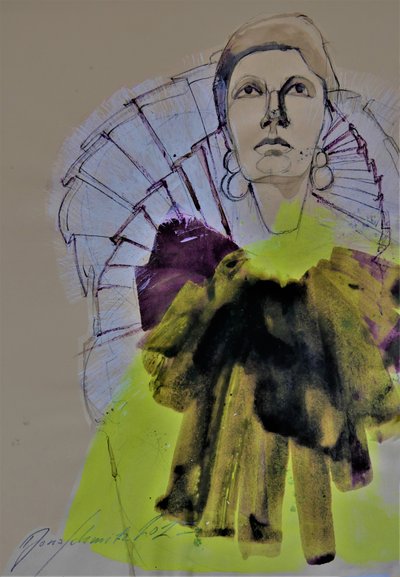 Élénk divatportré alkotó: Doris Schmitz