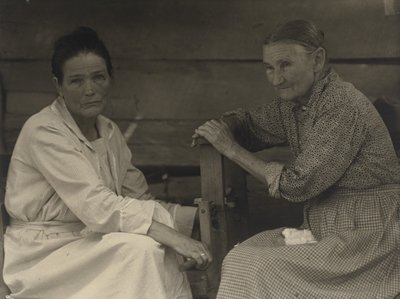 [Arminda néni, Mindy Anderson Curtis és barátja], 1930-1934 (platinanyomat) alkotó: Doris Ulmann