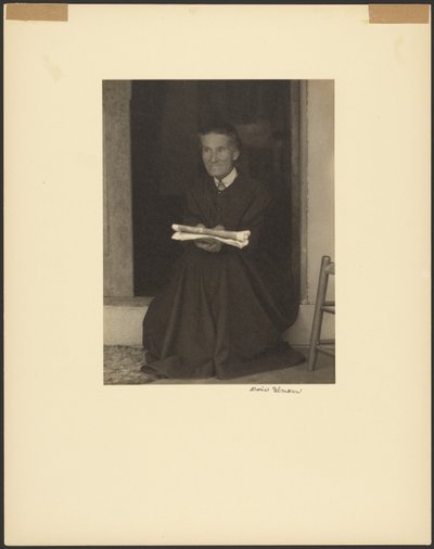 Sarah nővér, Shaker Settlement, Mt. Lebanon, New York alkotó: Doris Ulmann