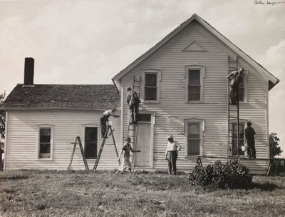 Family Farmstead, Nebraska alkotó: Dorothea Lange