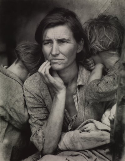 Migráns anya, Nipomo, CA alkotó: Dorothea Lange