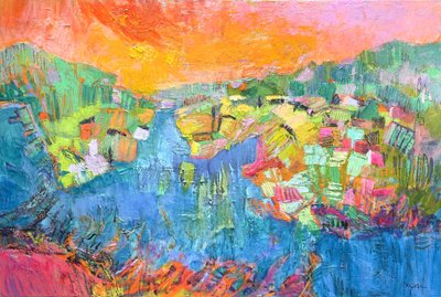 Orange Sky River Village alkotó: Dorothy Fagan
