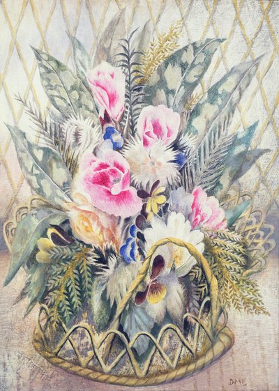 Godetias (olaj, vászon) alkotó: Dorothy M. Larcher