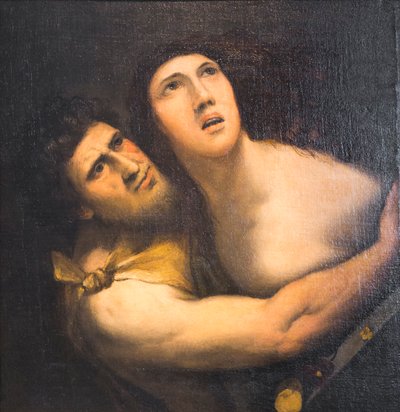 Szatír és nimfa (olaj, vászon) alkotó: Dosso (after) Dossi