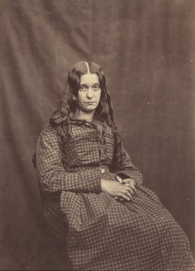 Nő, Surrey County Asylum, c. 1855. alkotó: Dr Hugh Welch Diamond