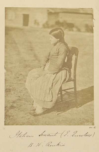 Olasz szolga (E[nglish] Quarters), B.H. Renkioi alkotó: Dr. William Robertson