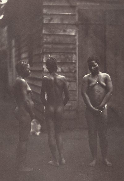 Három madagaszkári nő 30. tábla, 1863. alkotó: Désiré Charnay