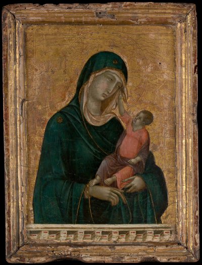Madonna és gyermeke, kb. 1290-1300. alkotó: Duccio di Buoninsegna