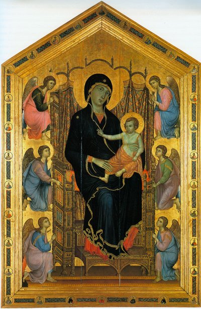 Madonna ruccelai alkotó: Duccio di Buoninsegna