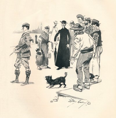 Knickerbockers Velencében, 1893, 1894 alkotó: Dudley Hardy