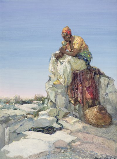 Kígyóbűvölő, 1900 alkotó: Dudley Hardy