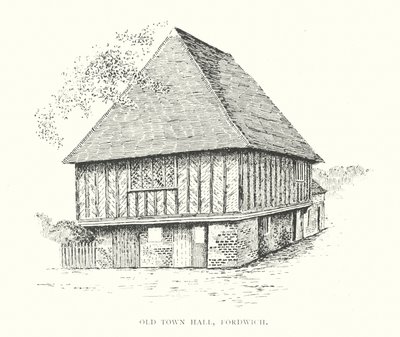 Régi városháza, Fordwich (litográfia) alkotó: Duncan Moul