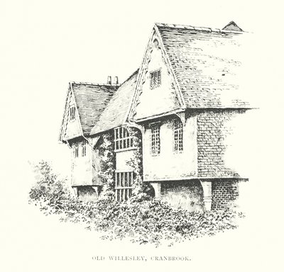 Old Willesley, Cranbrook (litográfia) alkotó: Duncan Moul
