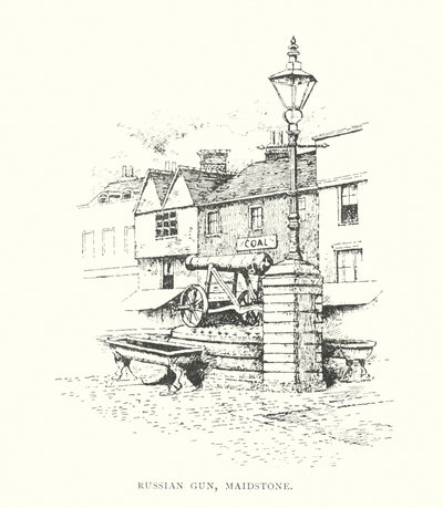 Orosz ágyú, Maidstone (litográfia) alkotó: Duncan Moul