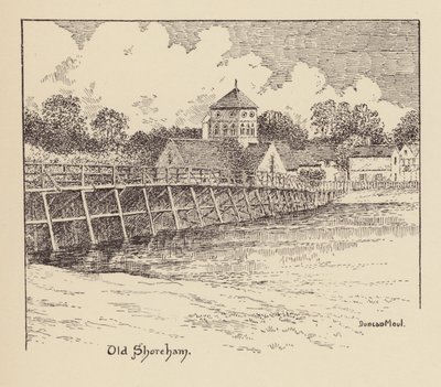 Sussex: Old Shoreham (litográfia) alkotó: Duncan Moul