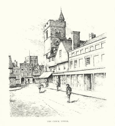 Óratorony (litográfia) alkotó: Duncan Moul