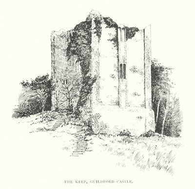 The Keep, Guildford Castle (litográfia) alkotó: Duncan Moul
