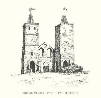 The Reculvers, "A két nővér" (litográfia) alkotó: Duncan Moul