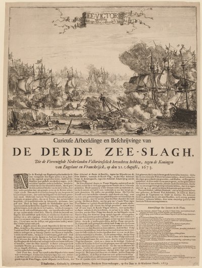 A harmadik tengeri csata (The Third Sea Battle) alkotó: Dutch 17th Century