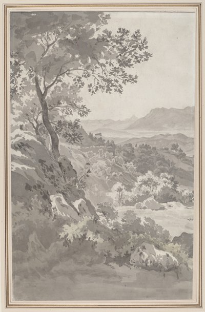 Völgy az olasz Campagna-ban alkotó: Dutch 19th Century