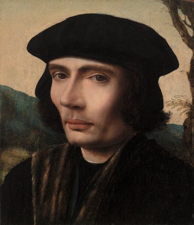 Egy férfi portréja alkotó: Dutch Master, Flemish Master