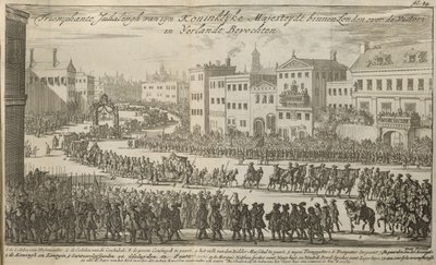 Vilmos király körmenete III alkotó: Dutch School