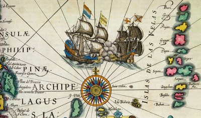 C.3.c.8 Harchajók, a Fülöp-szigeteken, részlet a 361-2. oldalról (Kelet-indiai szigetek), Mercator 