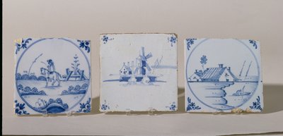 Delft csempe, 1750-1800 körül (cserép) alkotó: Dutch School