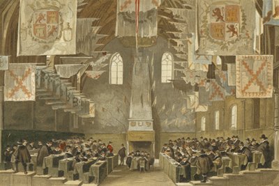 A Binnenhof nagyterme, Hága, Hollandia alkotó: Dutch School