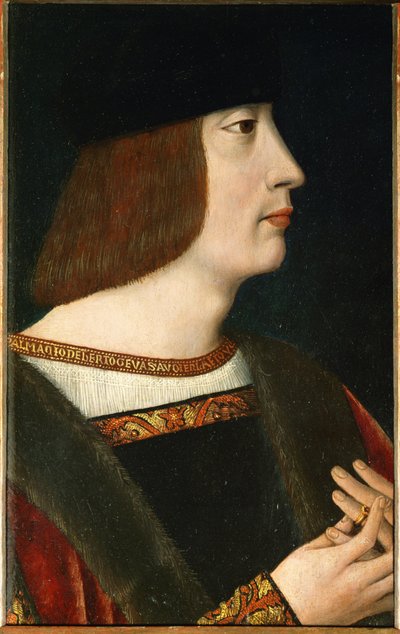 II. Fülöp, Savoyai herceg, Ausztria Margit második férje (festmény fára) alkotó: Dutch School