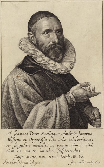 Jan Pieterszoon Sweelinck portréja alkotó: Dutch School