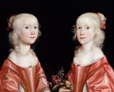 Ikertestvérek portréja, 1650 körül alkotó: Dutch School