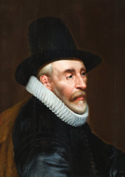 Egy úriember portréja, állítólag Sir Robert Catesby. alkotó: Dutch School