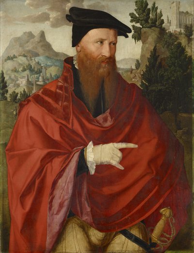 David Joris anabaptista portréja, 1540-45 körül alkotó: Dutch School