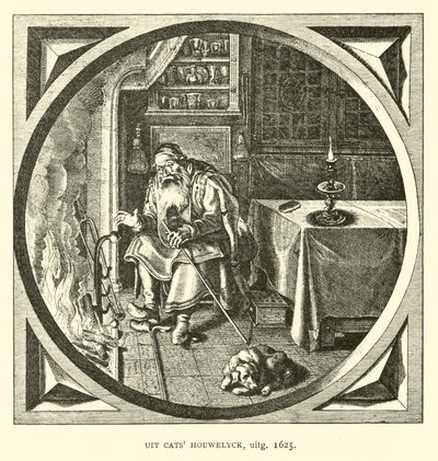 Jelenet a Houwelickből, Jacob Cats, 1625 alkotó: Dutch School