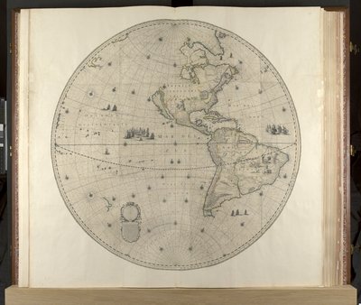 Amerika, Klencke Atlasz, 1660 körül (metszet) alkotó: Dutch School