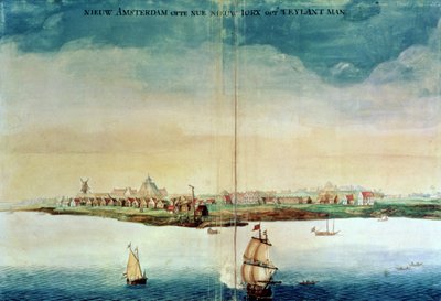 Új Amszterdam látképe, 1650-3 alkotó: Dutch School