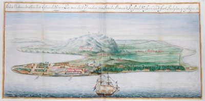 Kilátás az egyik Banda-szigetre. alkotó: Dutch School