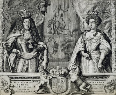 III. Vilmos (1650-1702) és II. Mária (1662-94), 1688-94 körül alkotó: Dutch School