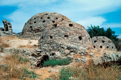 14. századi fürdőkupolák (hammam). alkotó: Dynasty Seljuq