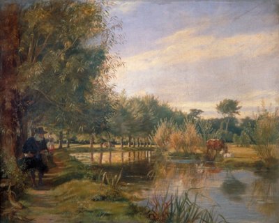 „Izaak Walton halászata”, 1850. alkotó: EM Ward