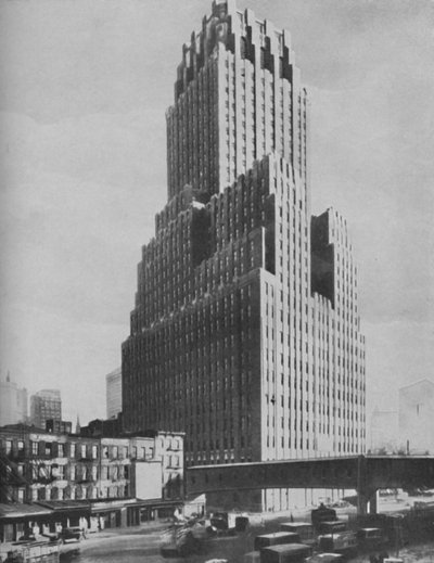 Az ókori babilon csodái felülmúlták a modern New Yorkot, 1935 alkotó: ENA